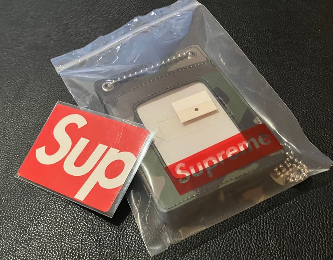 18AW Supreme Leather ID Holder＋Wallet