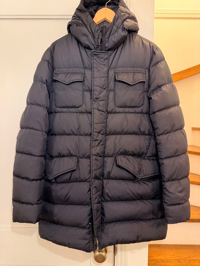 HERNO ポーラテック ウォーターレペレントナイロン ダウンフーディーコート