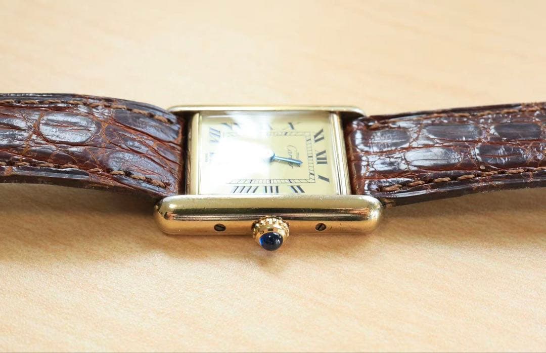 メンテ済！カルティエ　マストタンクSMヴェルメイユ　クォーツ