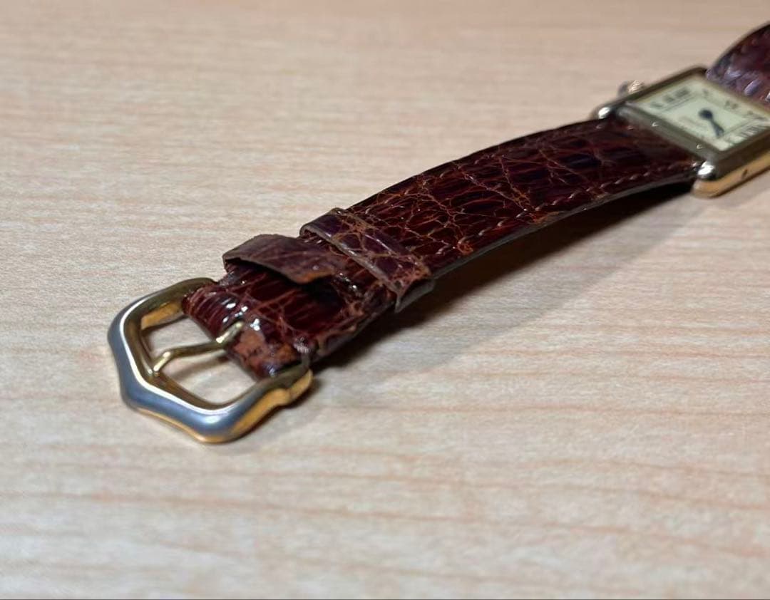 メンテ済！カルティエ　マストタンクSMヴェルメイユ　クォーツ