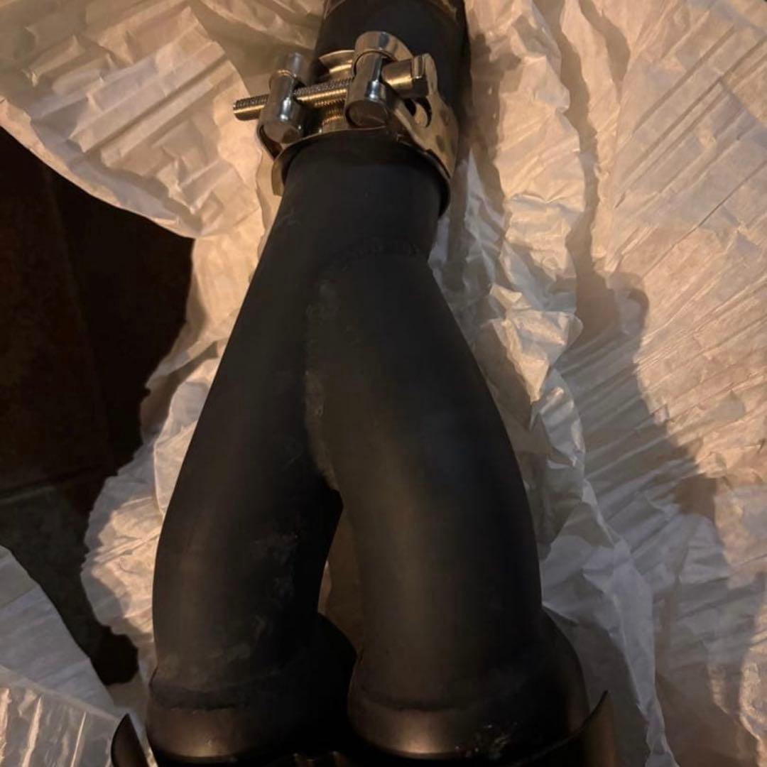 新型エリミネーター　スリップオンマフラー ノーブランド品　クロスツイン