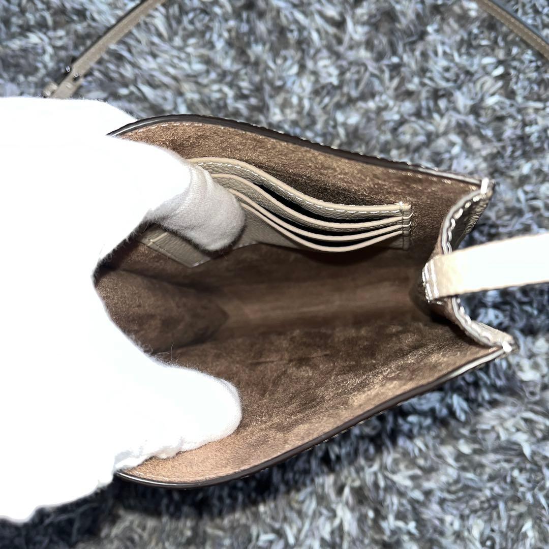 【新品未使用！✨】BONAVENTURA リア ミニ ショルダーバッグ ベージュ