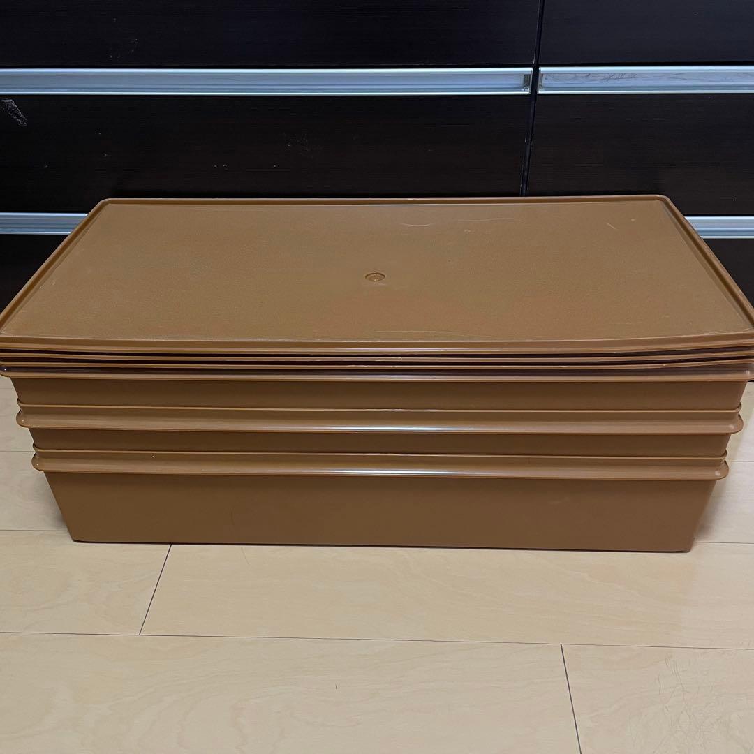 【最終価格】タッパーウェア　収納ケース まとめセット　ロングスーパーケース