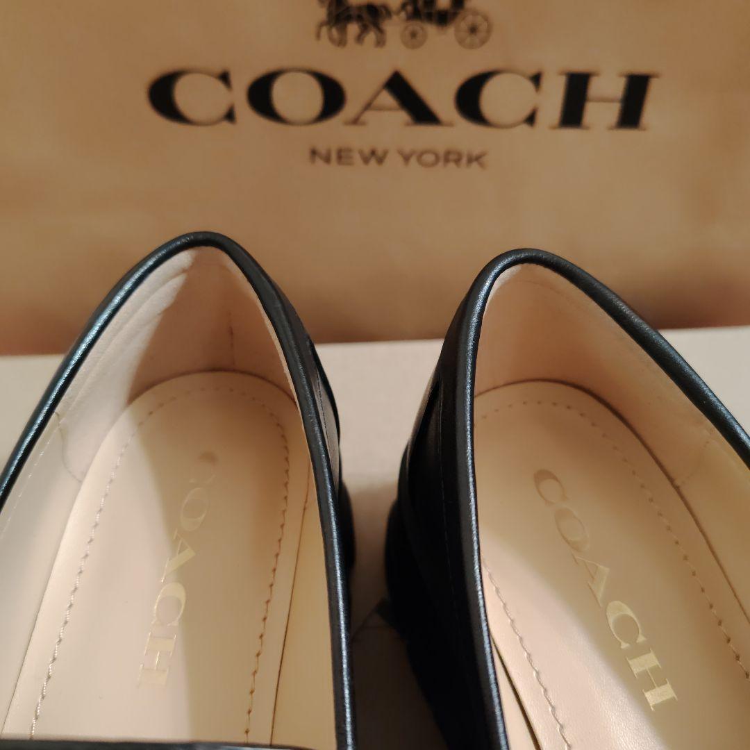 COACH ブラック ローファー