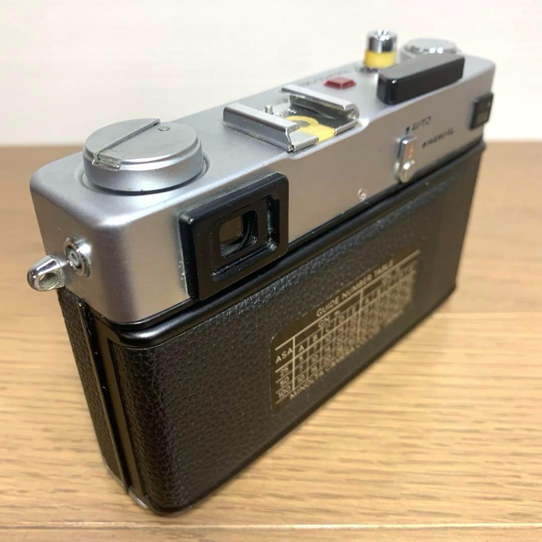 【動作確認、清掃済】minolta HI-MATIC E 皮ケース付き