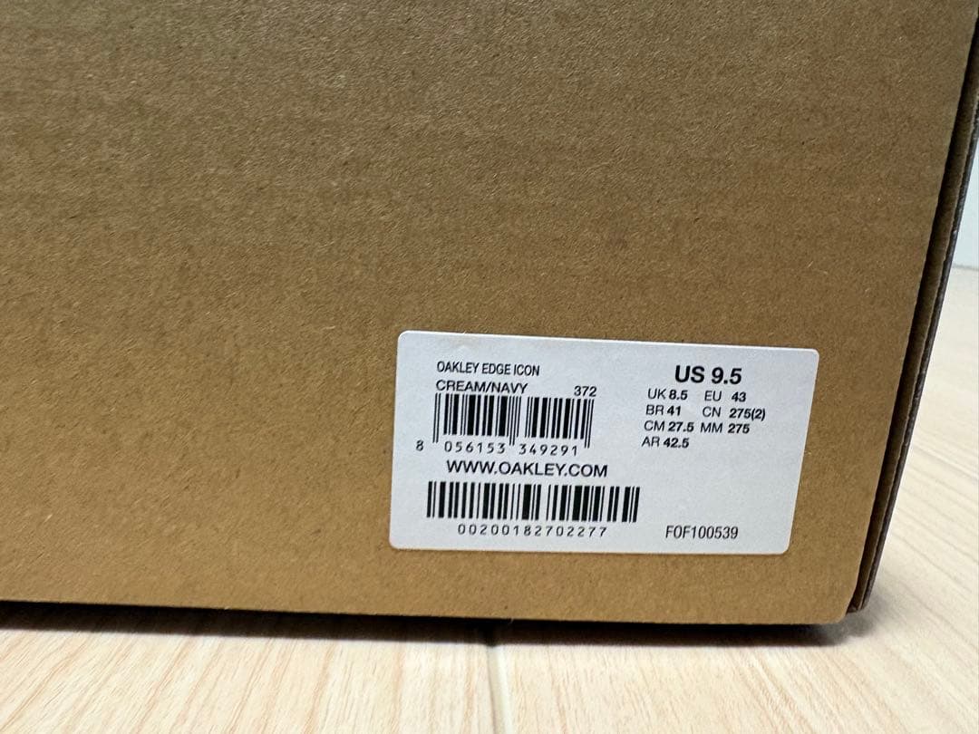 OAKLEY ゴルフシューズ　EDGE ICON CREAM NAVY