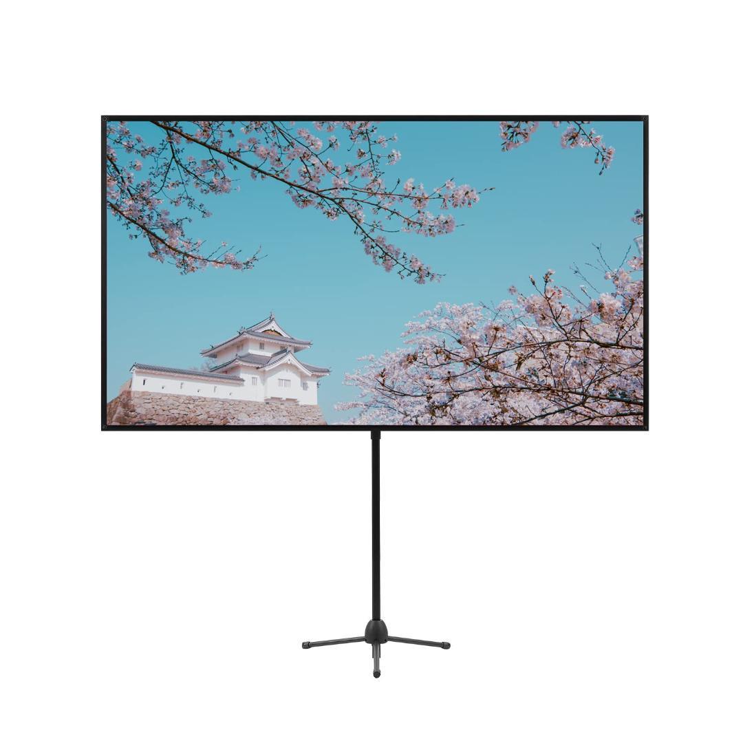 プロジェクター用 自立式 ホームシネマ 80インチ スクリーン