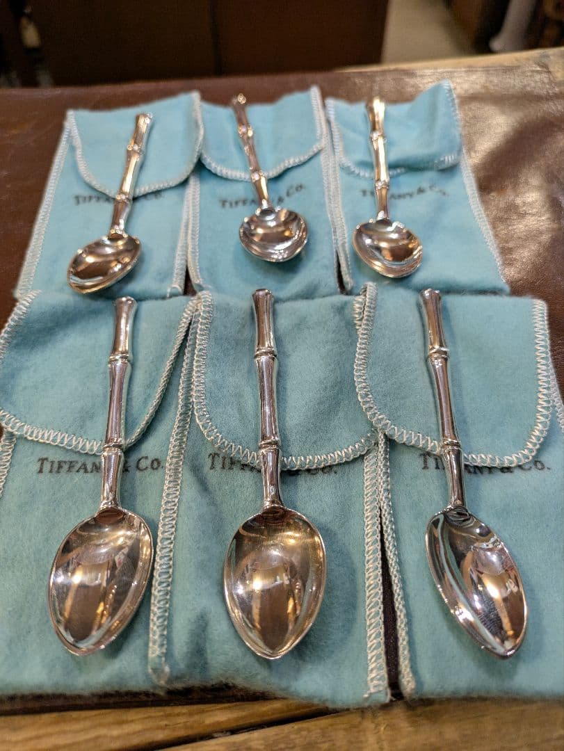 Tiffany スターリングシルバー BAMBOO カトラリーセット 銀食器