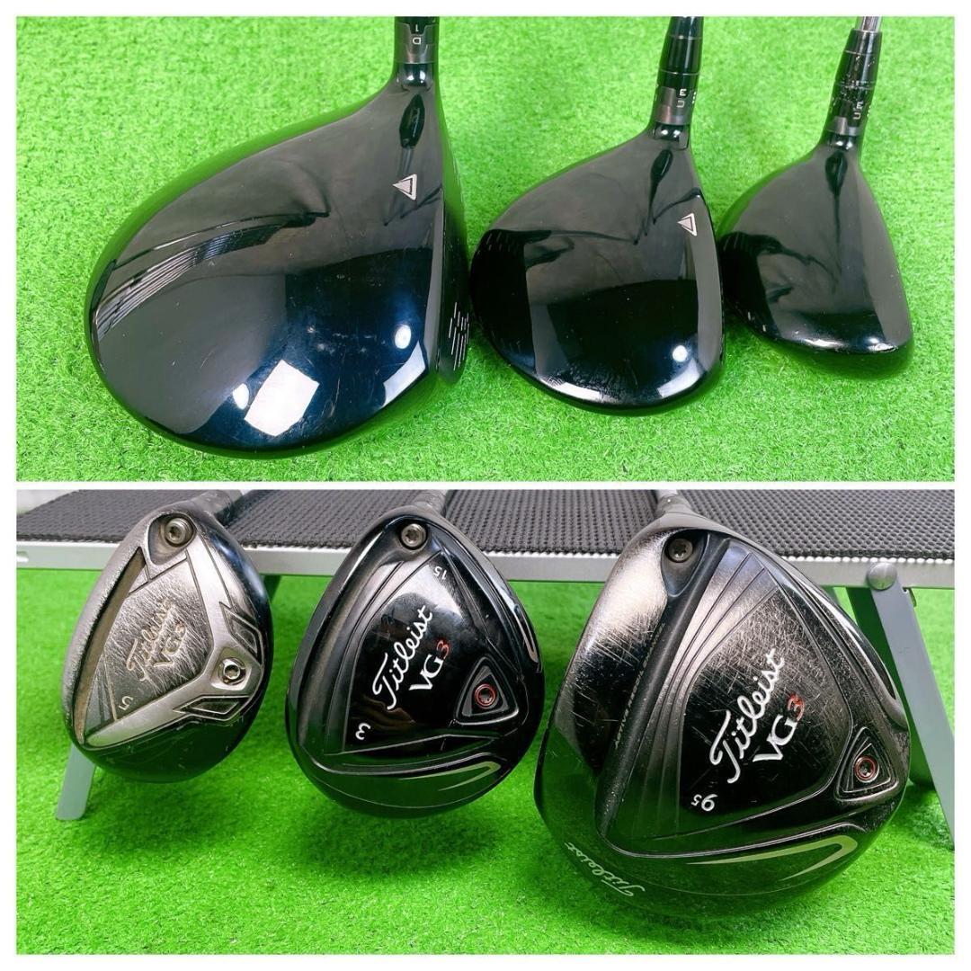 メンズ タイトリスト VG3 ゴルフクラブセット 右打ち 12本 初心者 入門者
