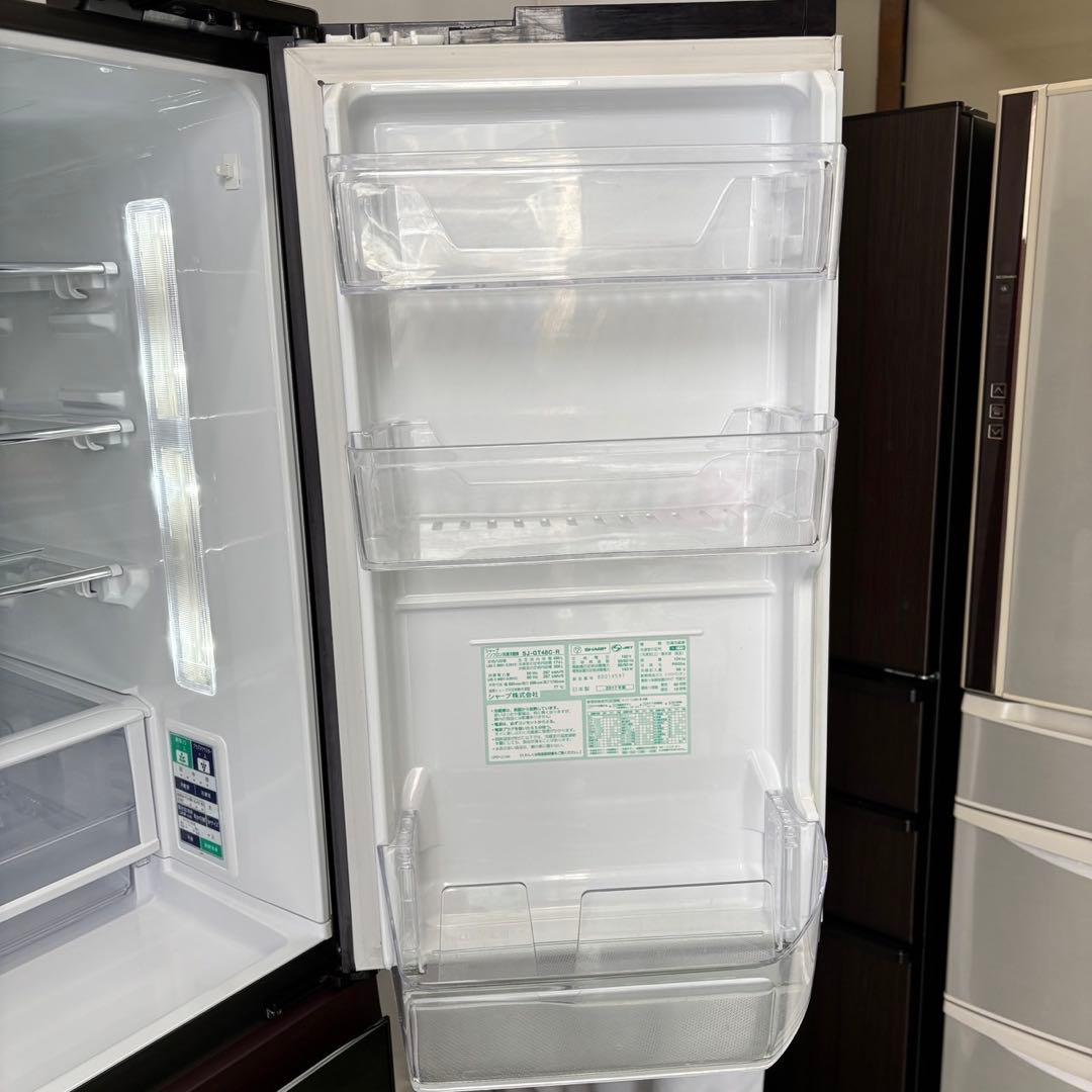 ★571　冷蔵庫　シャープ　大型　両開き　500㍑弱　中古　安い　綺麗　設置無料