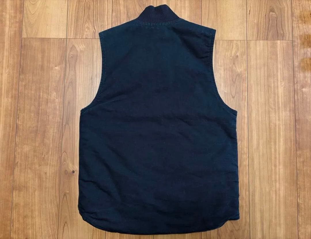 00s Carhartt Duck Vest S Black カーハート
