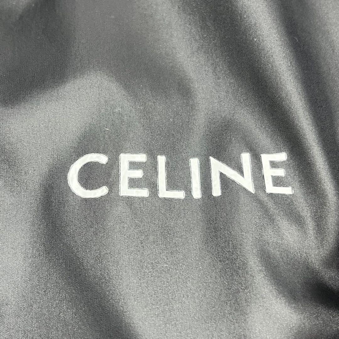 エディ期 CELINE セリーヌ ナイロン ジャケット レオパード ブラック