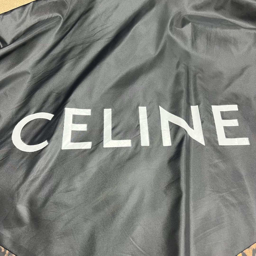 エディ期 CELINE セリーヌ ナイロン ジャケット レオパード ブラック