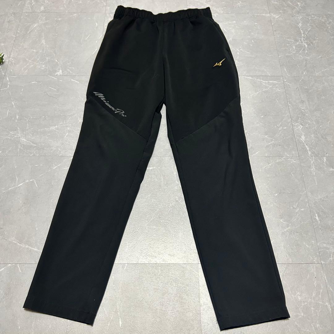 ⭐️人気⭐️ 【mizuno Pro】メンズ ジャージ セットアップ 黒 ロゴ入り