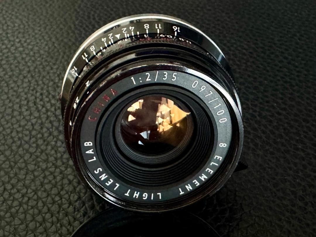 LIGHT LENS LAB M 35mm f/2 ブラックペイント フード