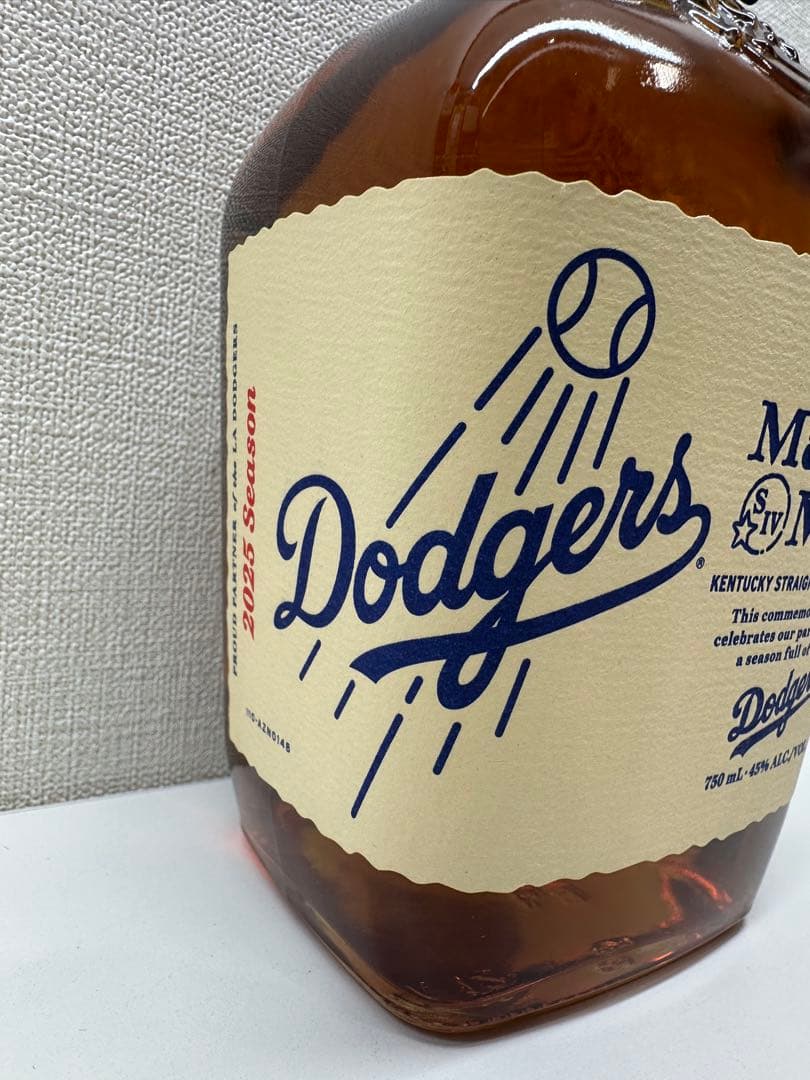 Maker's Mark ドジャース優勝限定750mlウイスキー　日本未発売！！