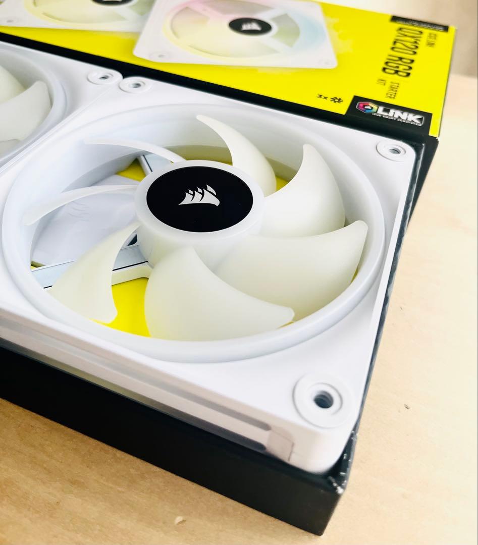 CORSAIR QX120 RGB ファン 3個セット　①