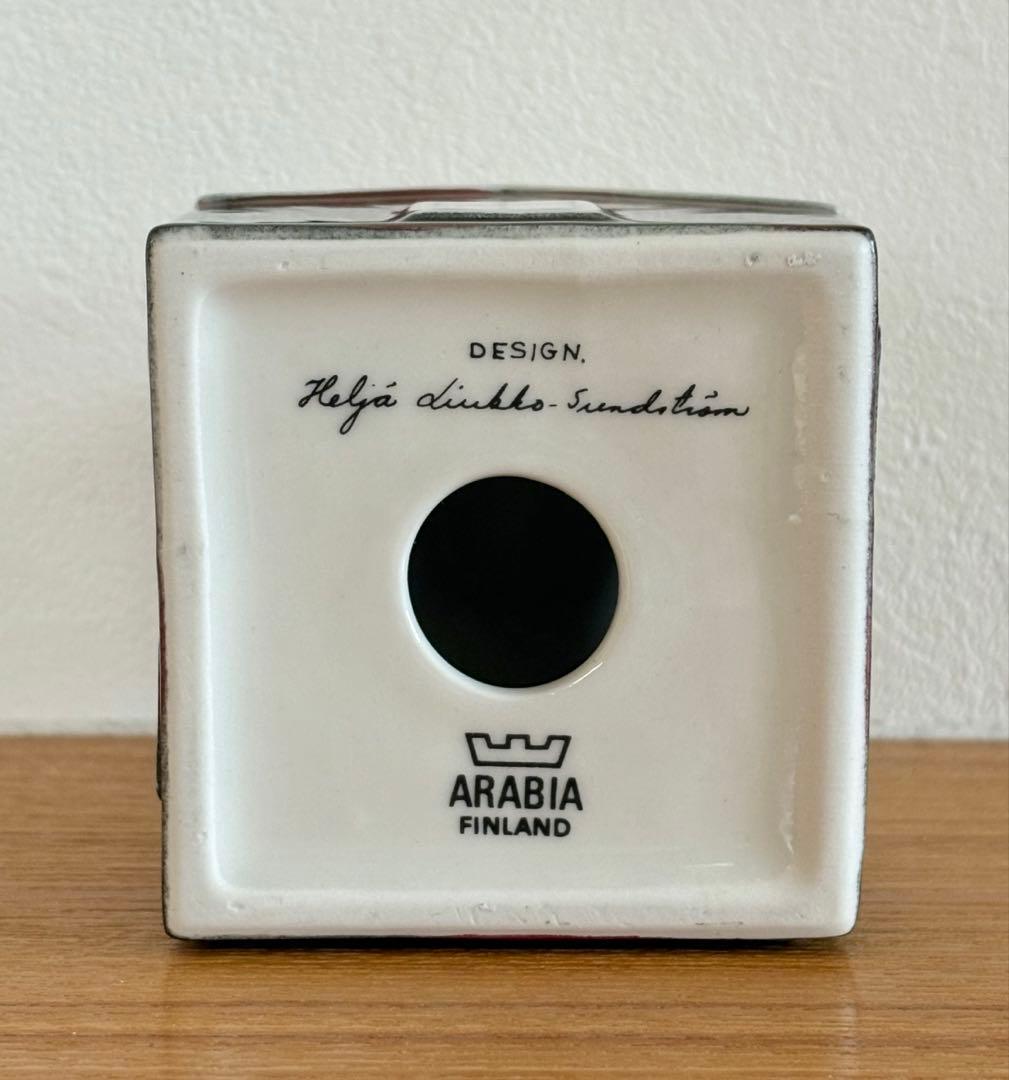 【窓立体型】ARABIA ヘルヤ ハウスキャンドルホルダー Talo レッド