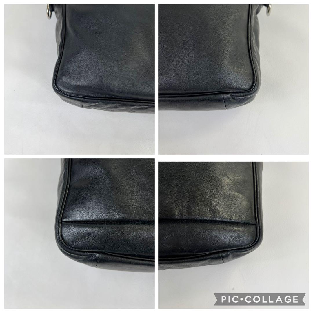 【2way✨】ロンシャン ビジネスバッグ ブリーフケース レザー A4可 黒