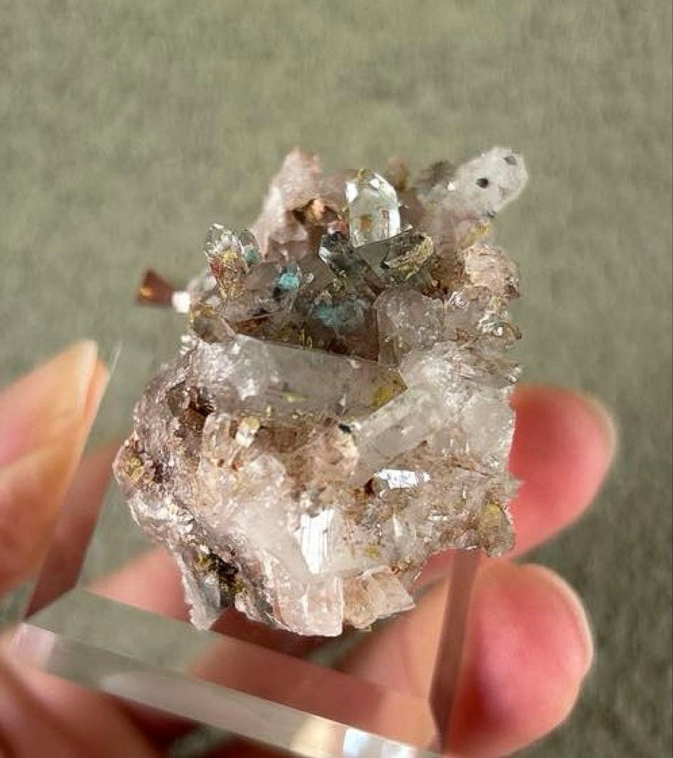 希少 Ajoite in Quartz アホイトインクォーツ