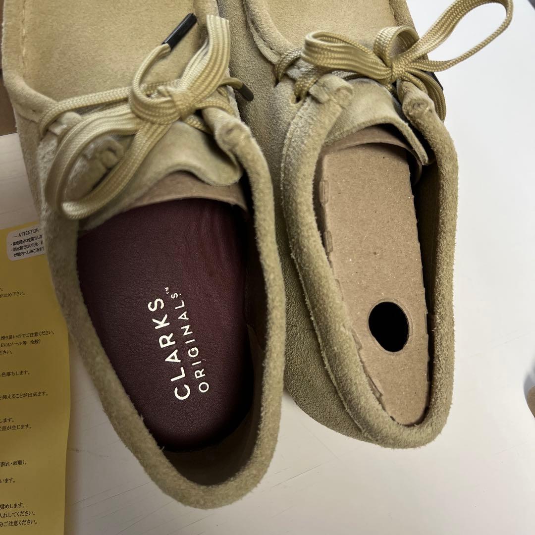 クラークス　ワラビー　デッキシューズ　モカシン　ベージュ