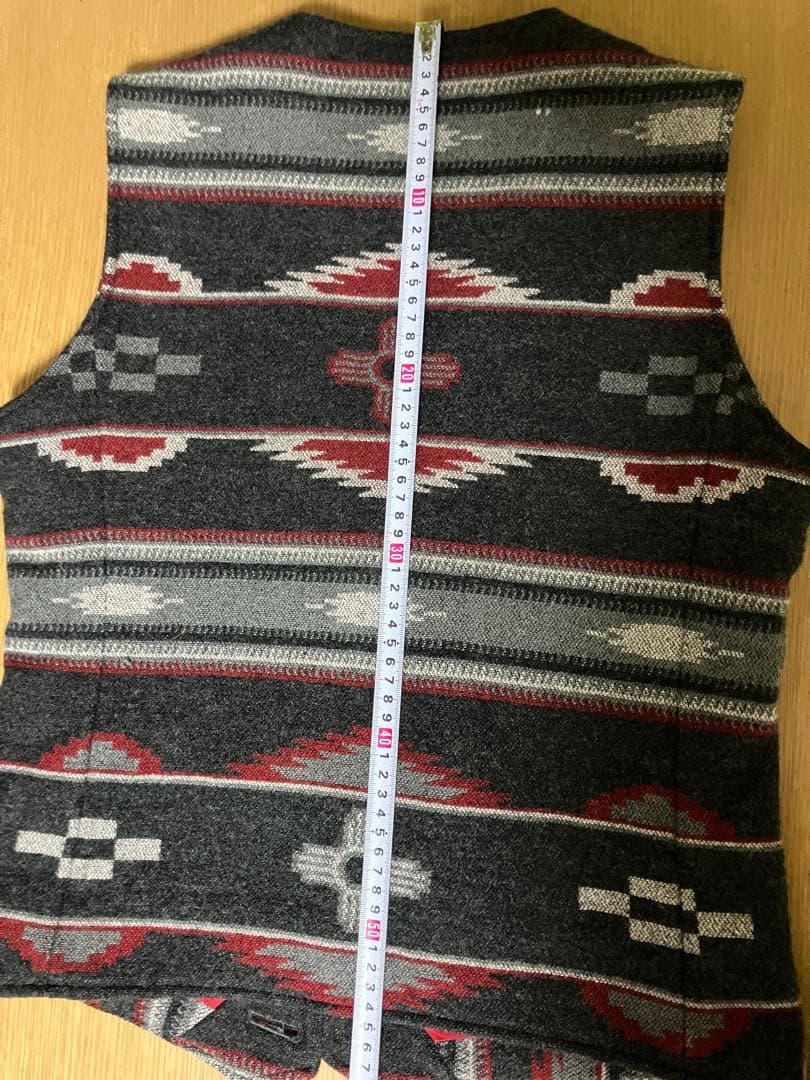 THE FLAT HEAD ブランケット ネイティブ ベスト サイズ38