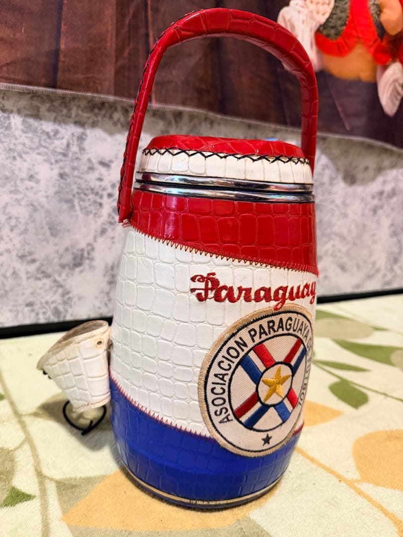 パラグアイ国旗デザイン水筒テレレ魔法瓶