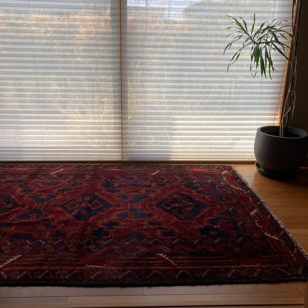 ★ tomo★ ヴィンテージラグ　トライバルラグ