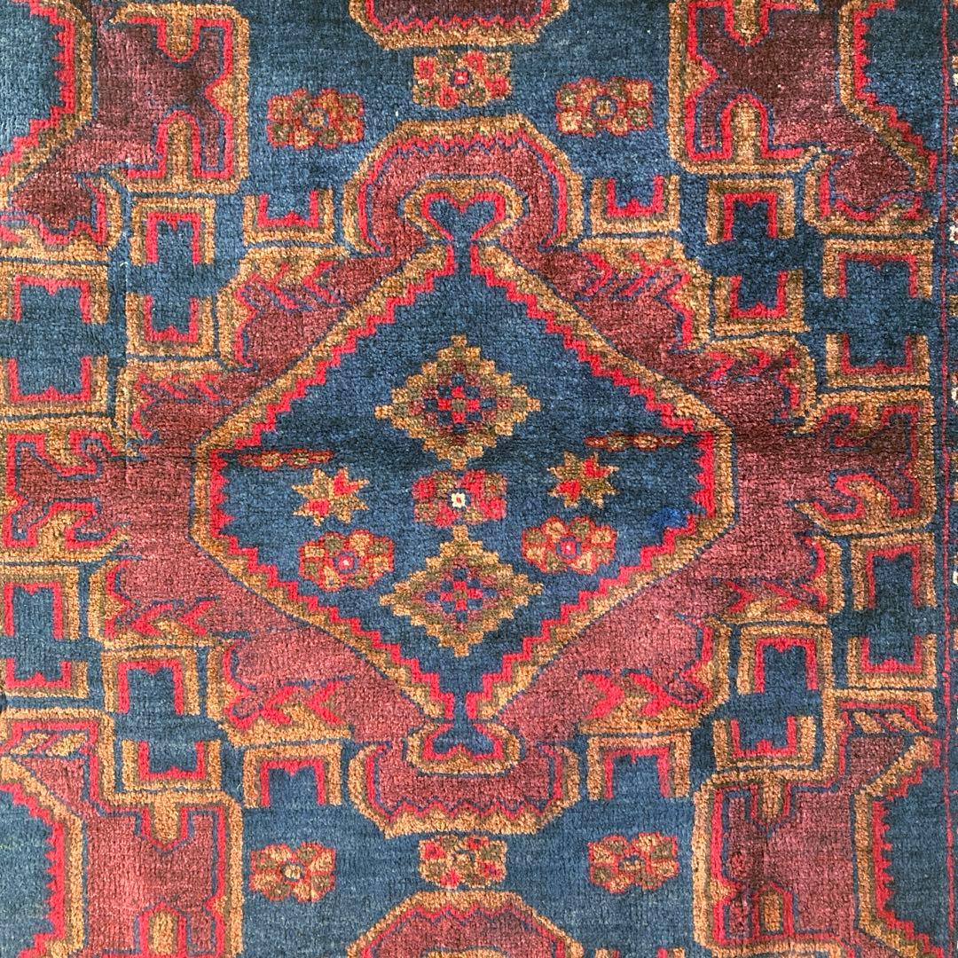 ★ tomo★ ヴィンテージラグ　トライバルラグ