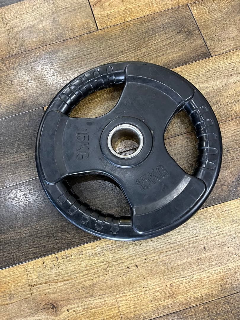 Φ 50mm 3グリップ ラバープレート 20kg×2枚セット