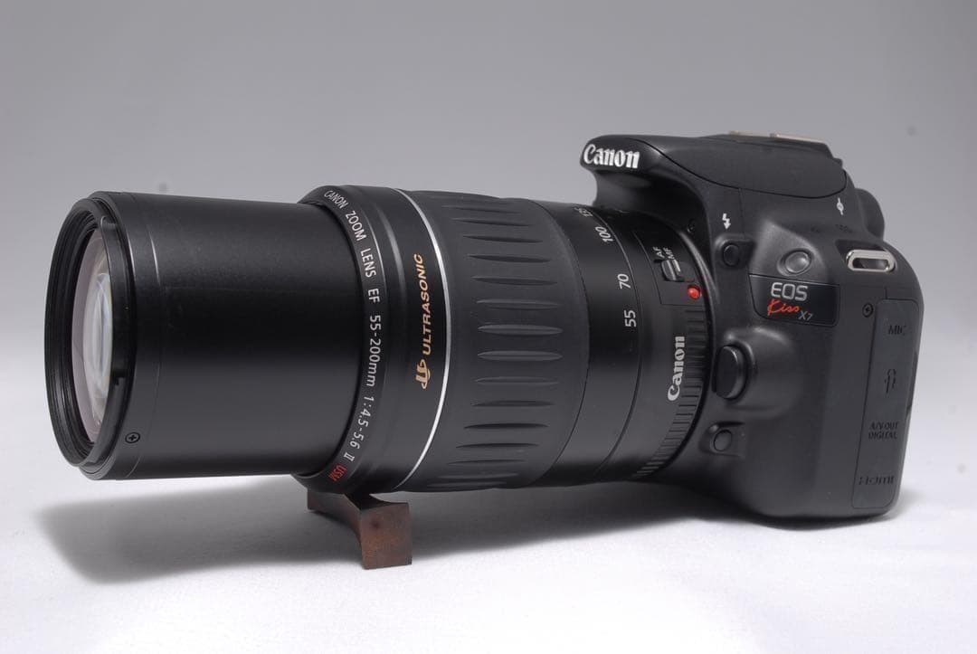 キヤノン Kiss X7 豪華Wレンズ♫奇跡のS数1,200回✨軽くて可愛い❤️