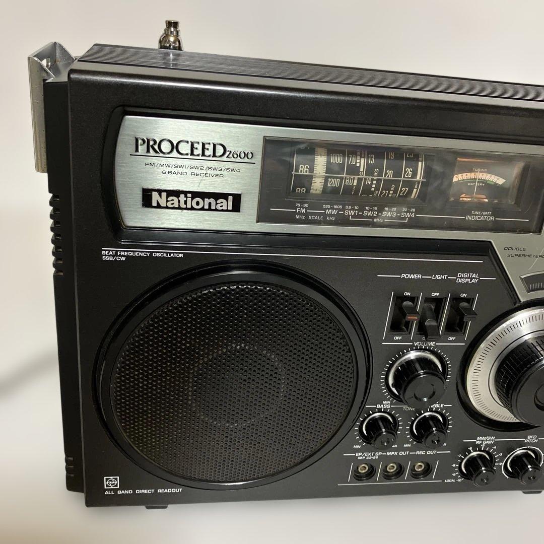 ｋａ１９２１　ナショナルＢＣＬラジオ　プロシード　　　２６００　　完動品