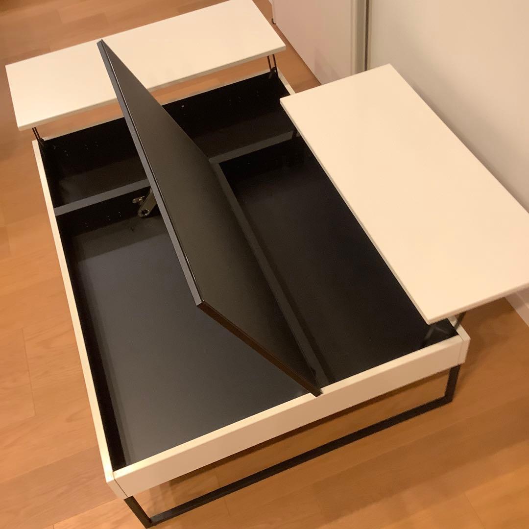 BoConcept Chiva ボーコンセプト ローテーブル 艶消し黒&白