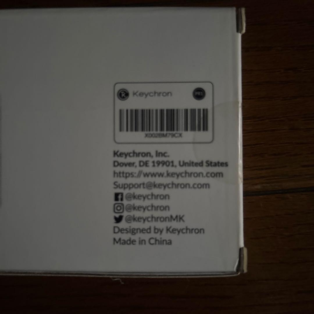 Keychron K2 赤軸ホットスワップ　 パームレストセット