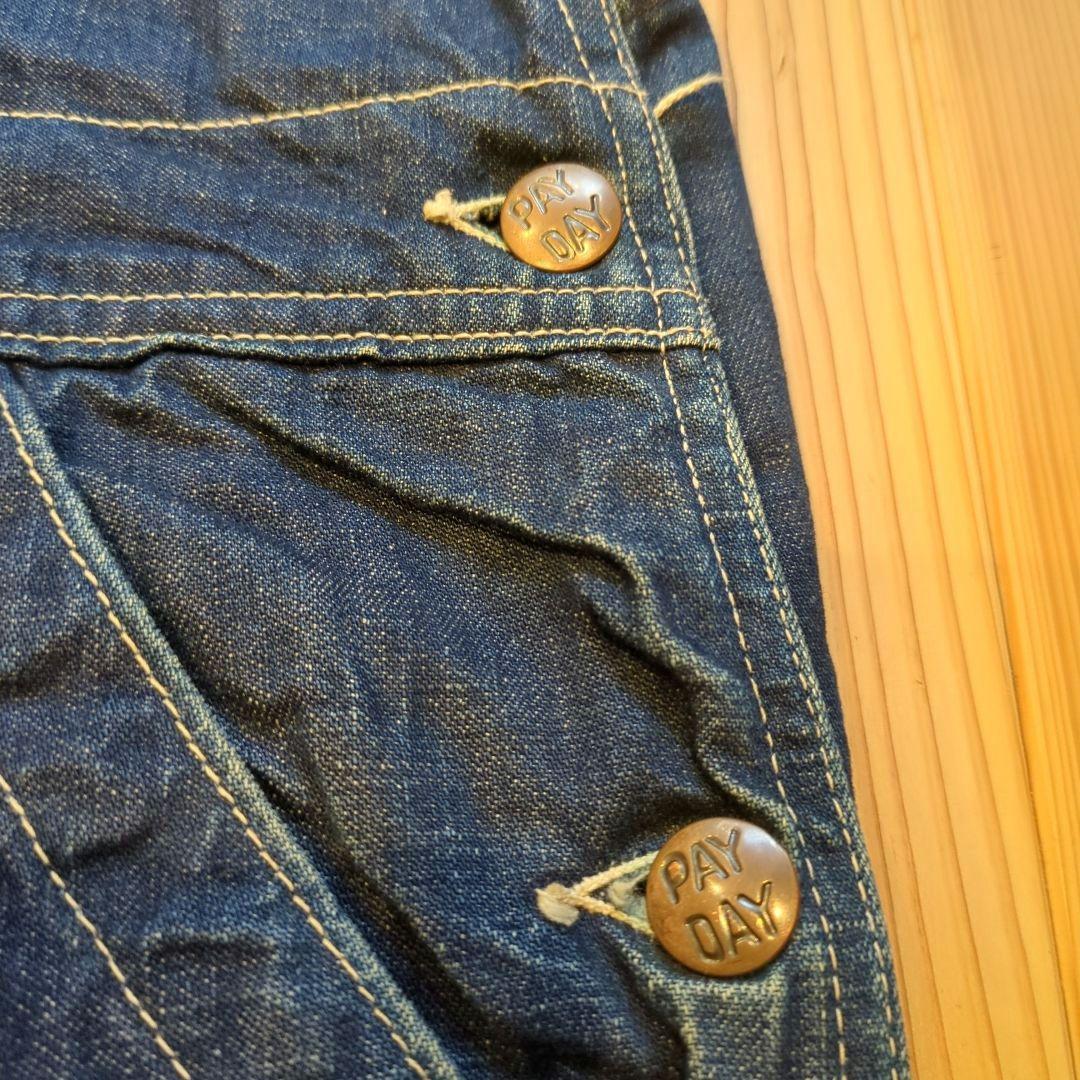 PAYDAY 50sビンテージオーバーオール 濃紺デニム　ミントコンディション