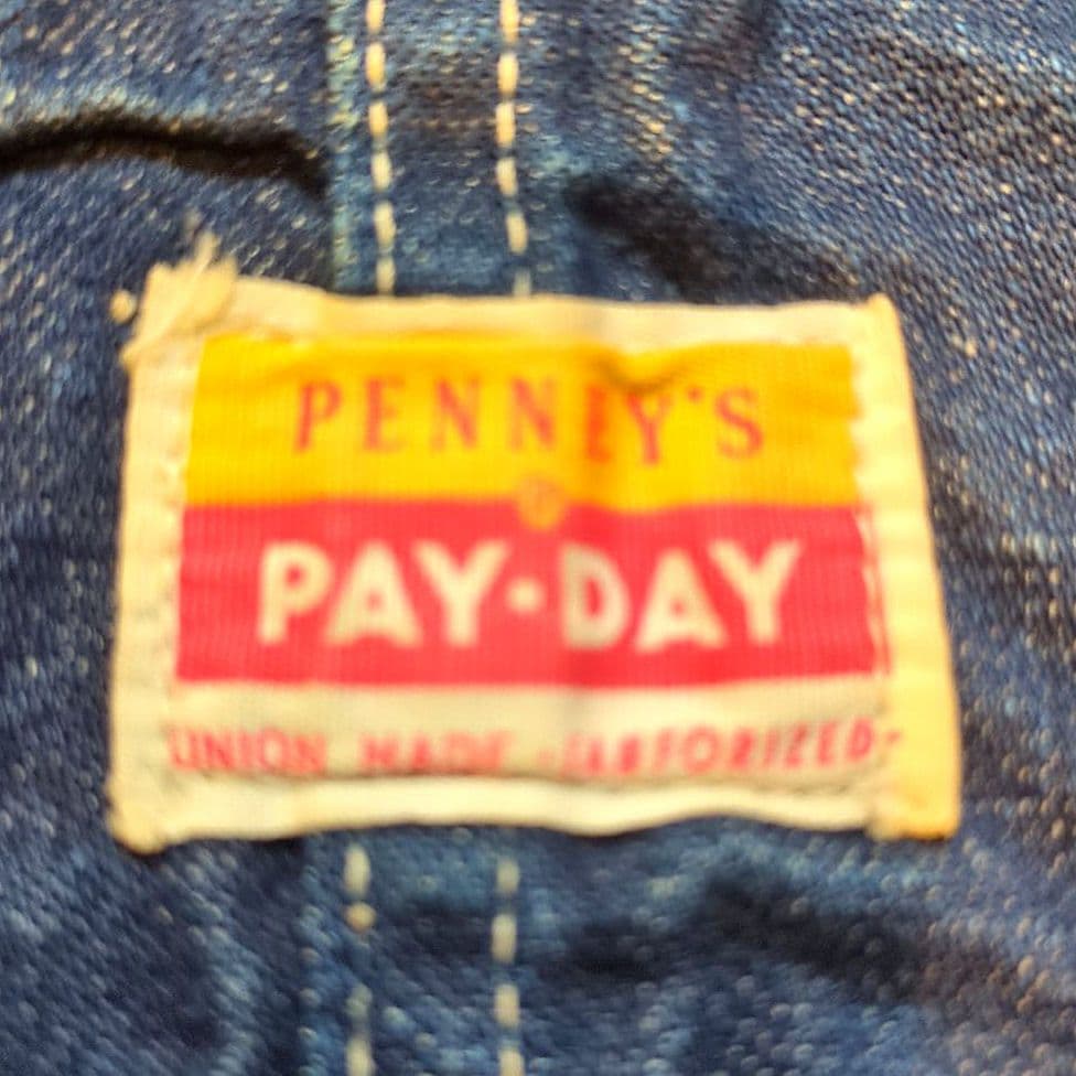 PAYDAY 50sビンテージオーバーオール 濃紺デニム　ミントコンディション