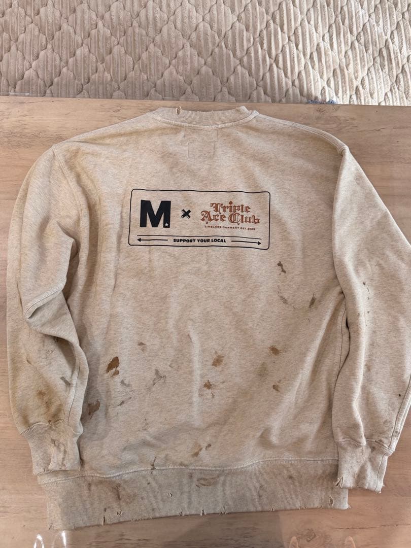 M Triple ace club コラボ　スウェット