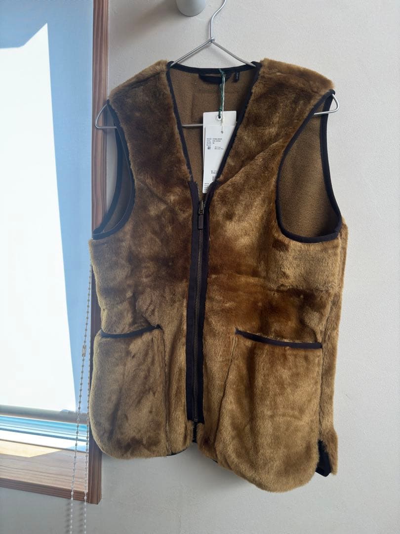 Barbour ブラウン系 ジップアップベスト サイズ36