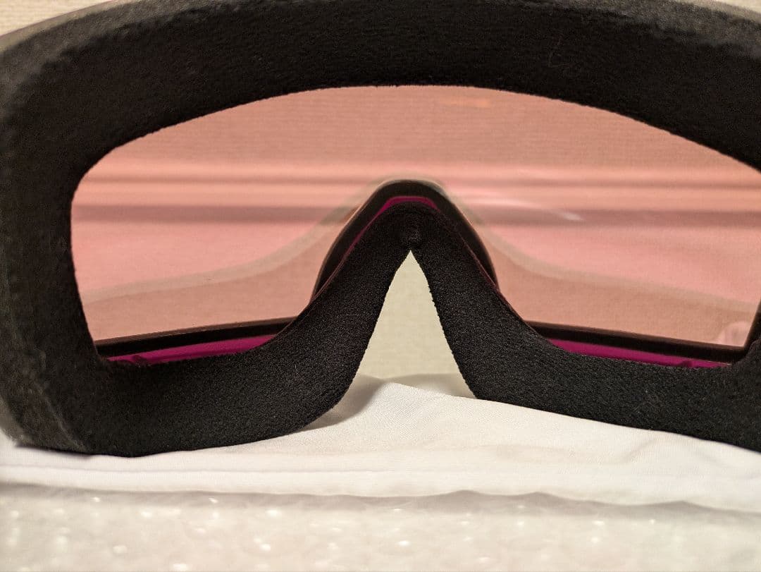 美品3時間使用オークリーゴーグルラインマイナー XLプリズムハイピンクメガネ対応