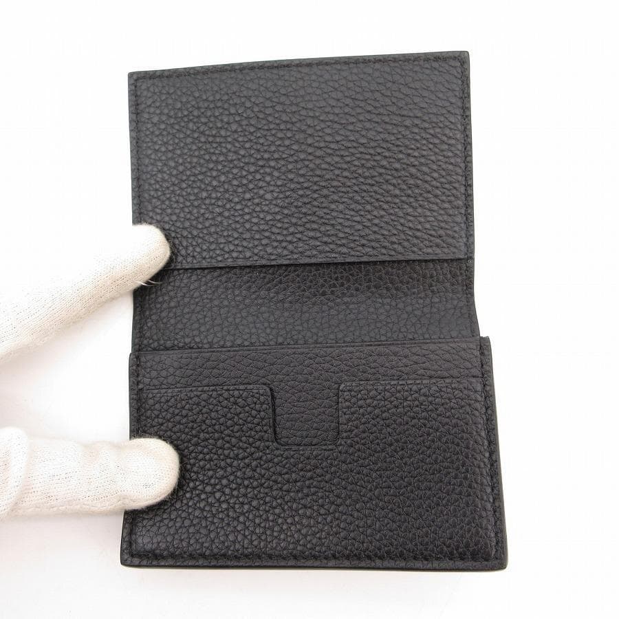 超美品 トムフォード TOM FORD 名刺入れ レザー 30-25112008