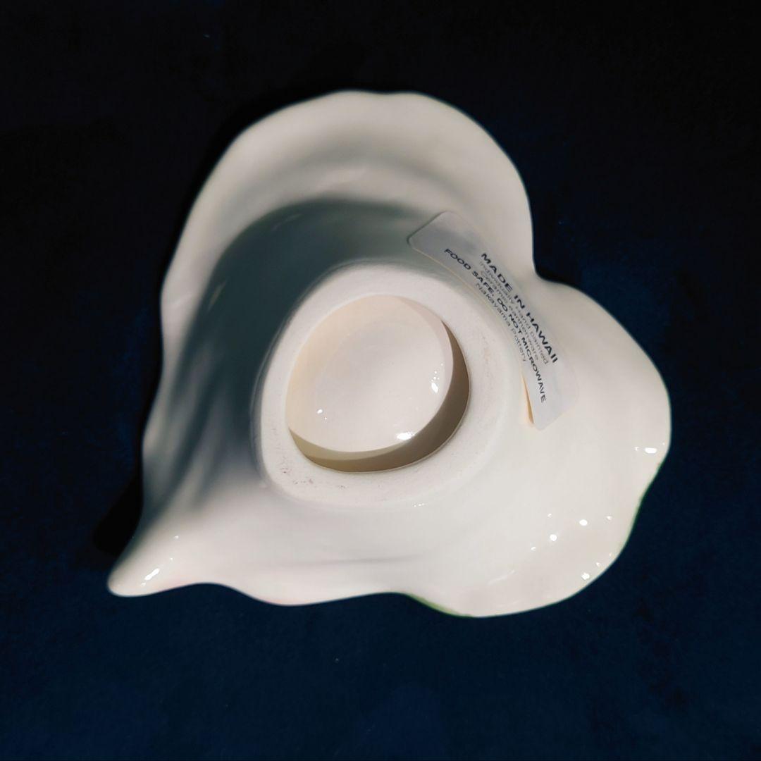 ハワイ製 陶磁器 アンスリウム【ハート型】小皿・小物入れ（現地購入品）