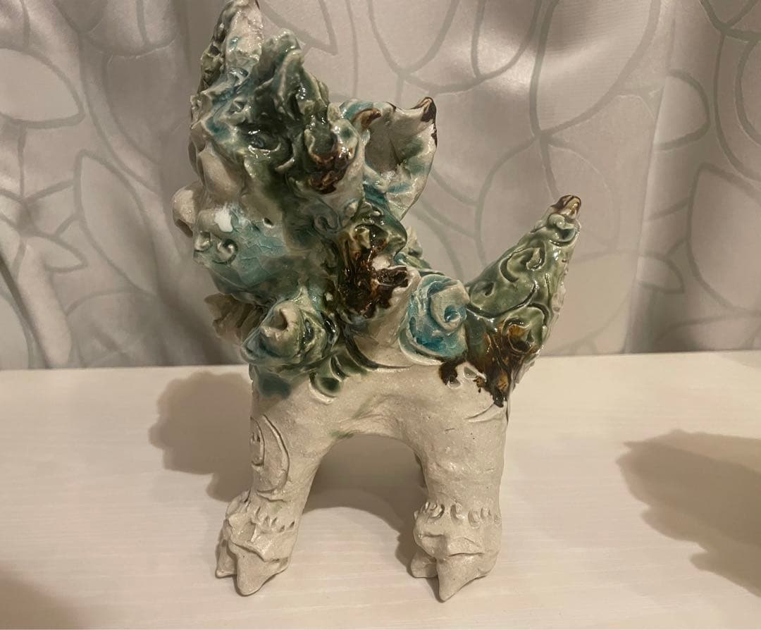 【一点物】沖縄　シーサー　置物　焼物　やちむん