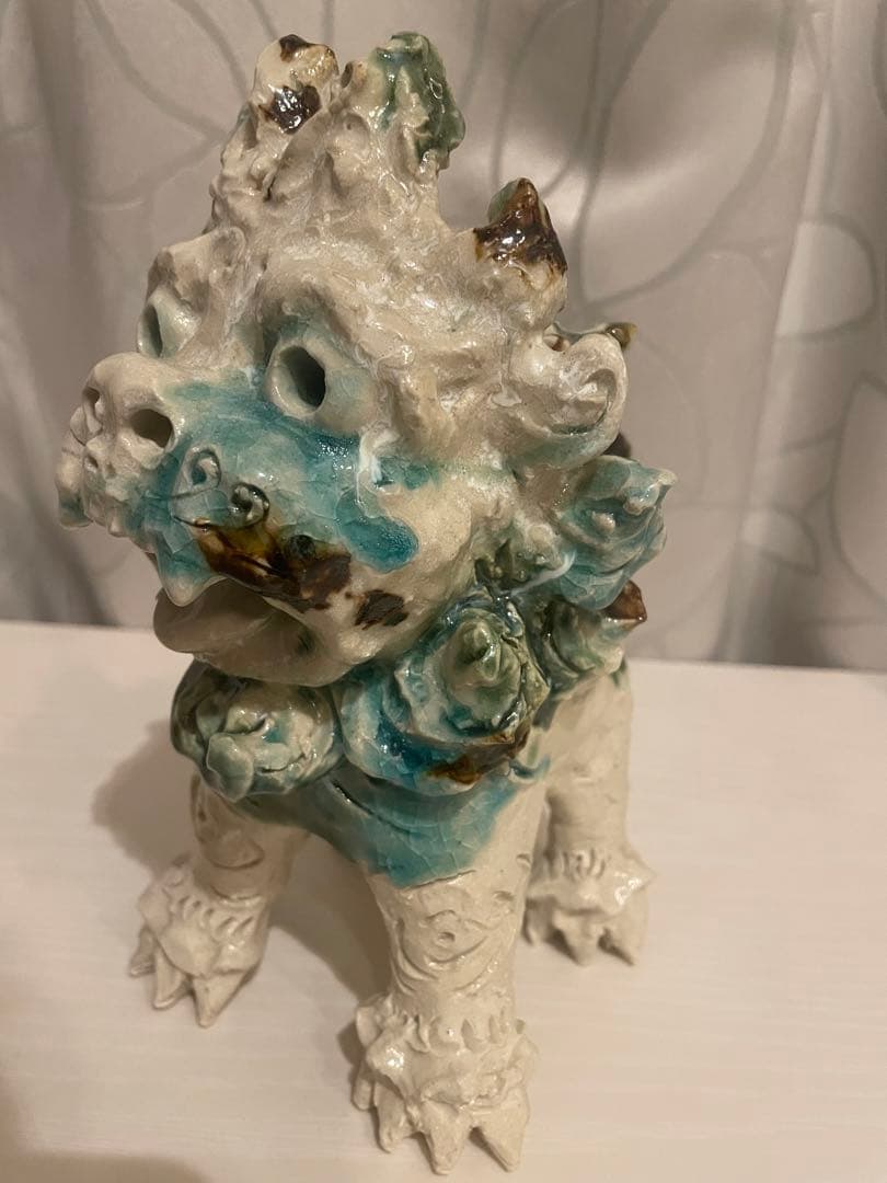 【一点物】沖縄　シーサー　置物　焼物　やちむん