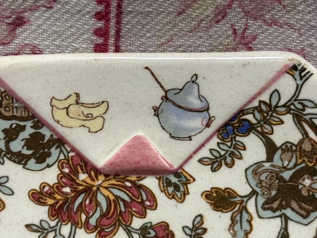 希少フランスアンティーク　サルグミンヌ　アンファンリシャールのカップ&ソーサー④