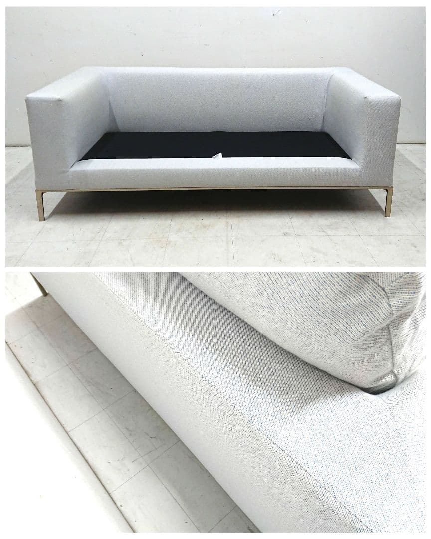 Cassina ixc CRAB コンフォート 2Pソファ シャンパンゴールド