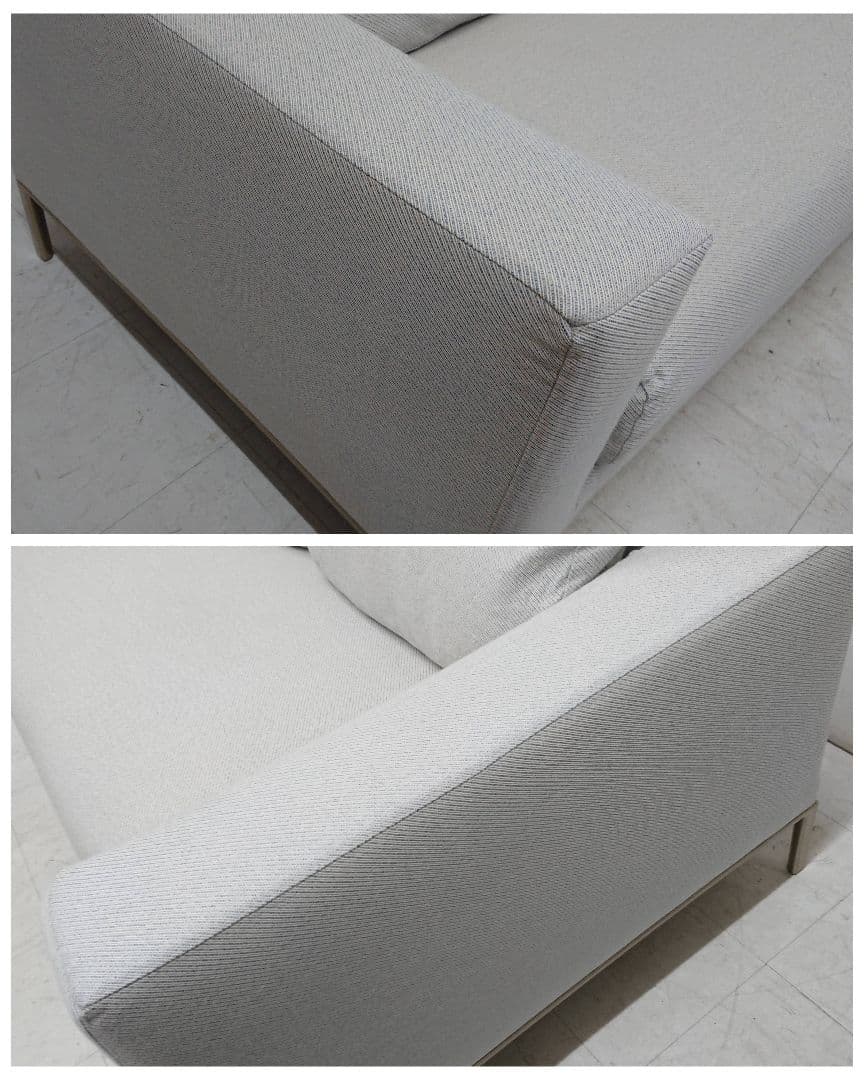 Cassina ixc CRAB コンフォート 2Pソファ シャンパンゴールド