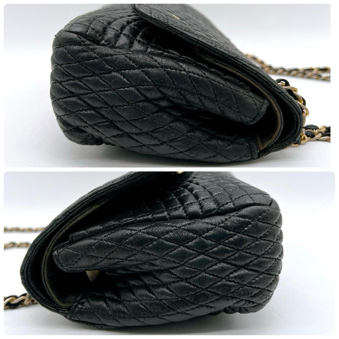 BALLY キルティング チェーン ショルダーバッグ　　ブラック f512