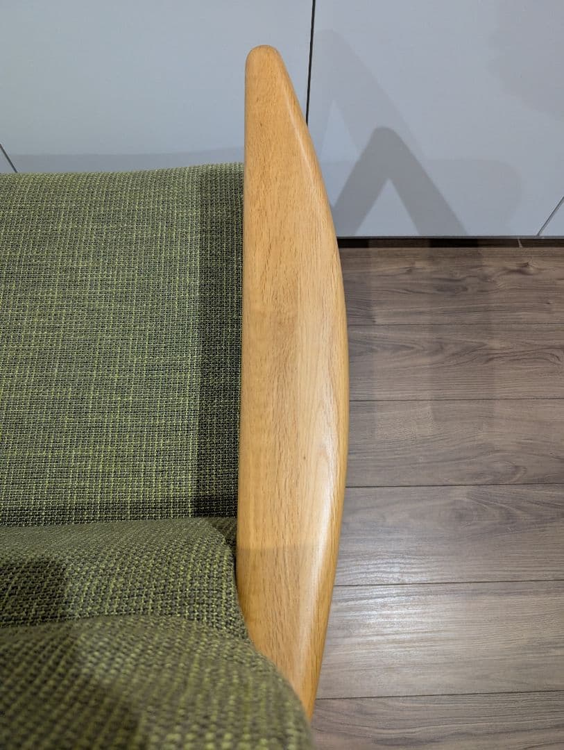 天然木オーク材 1Pソファ 天然木オーク材 北欧スタイル　オークライフ