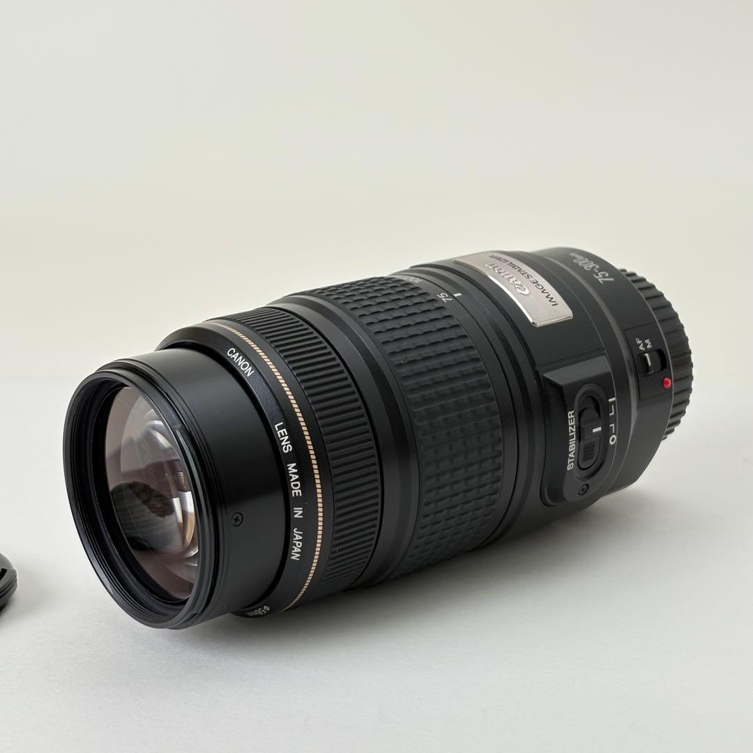 Canon キャノン　望遠レンズ　EF75-300mm F4-5.6 IS