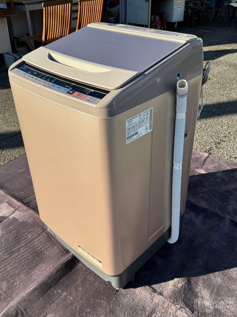 日立全自動電気洗濯機BW-V100B 10kタイプ(超美品)【送料込み】